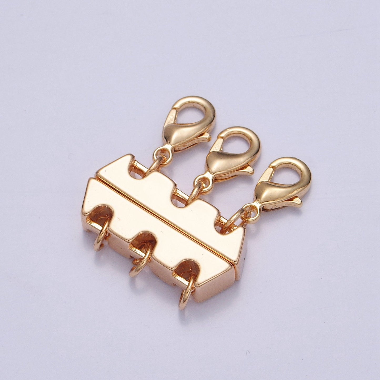 Gold Layered Necklace Clasp Detangler Necklace Separator for Layering – Light Weight, Tangle Free and Tarnish Free L-780 L-781