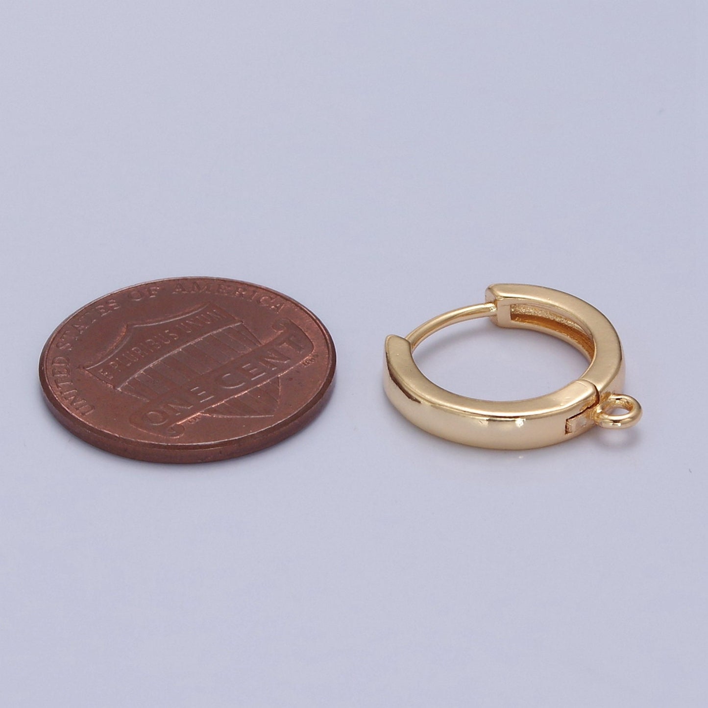 Gold Filled Earring Hoops Lever Back one touch w/ open link Lever Hoop earring Nickel free Lead Free for Earring Charm Making Findings L-675