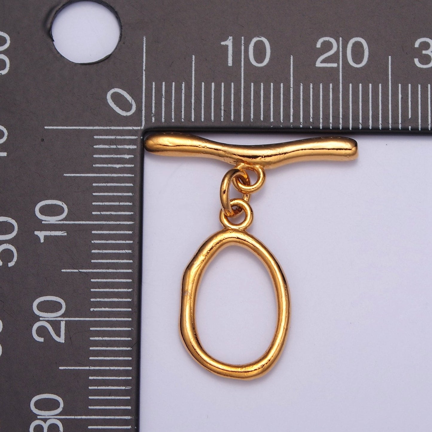 24K/14K Gold, White-Gold Filled Round Oval Toggle Clasps, Minimalist Gold & Silver Toggle Clasps For DIY Jewelry Making, L-756, L-757, L-758