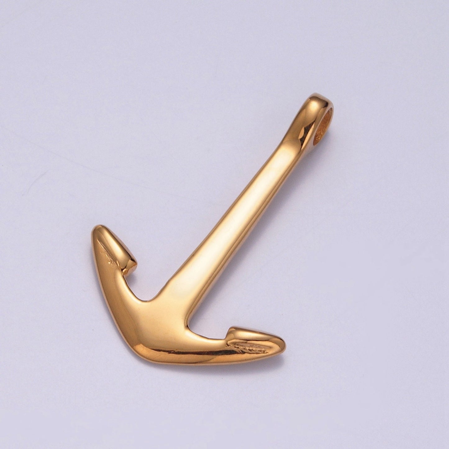 Stainless Steel Sea Anchor Arrows Pendant, Gold Silver Anchor at Sea Charm, for DIY Charms Bracelet | X-629, X-630