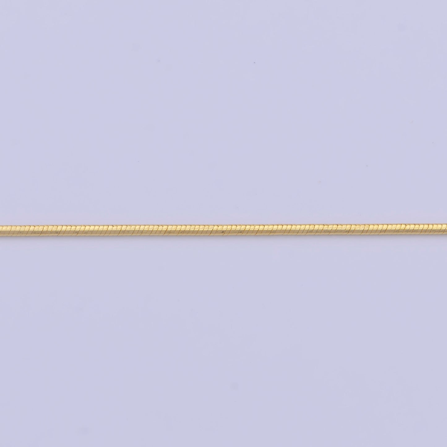 0.9mm Gold Snake Chain Necklace, 24K Gold Plated 13.8" Snake Link Ready to Wear Necklace | WA-1147