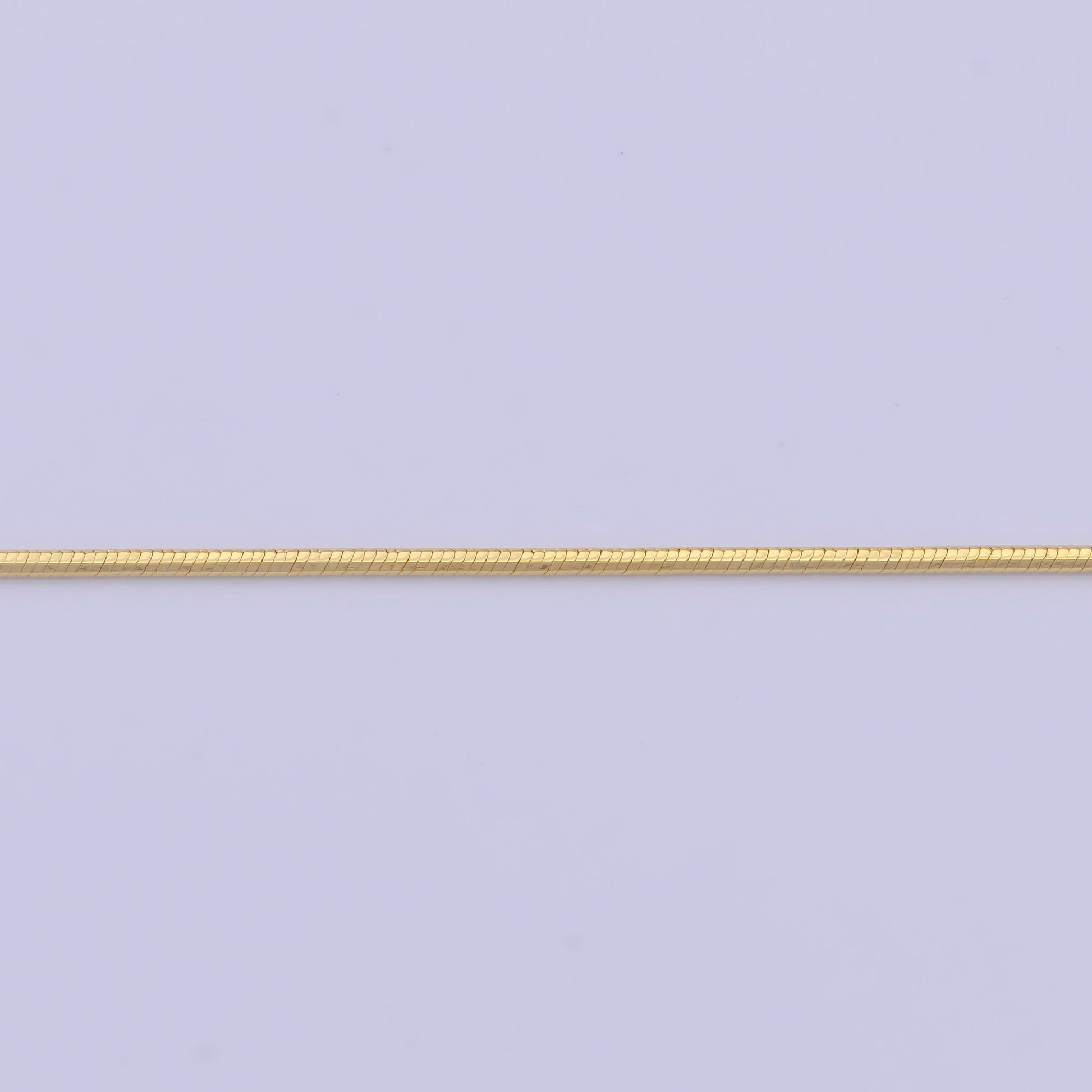 0.9mm Gold Snake Chain Necklace, 24K Gold Plated 13.8" Snake Link Ready to Wear Necklace | WA-1147