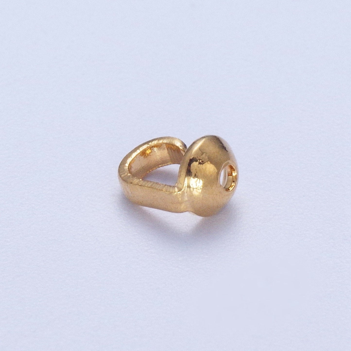 1 bag (50PCS) 4.8mm Gold Bead Tips, 24K Gold Filled Bead Tips Supply for Jewelry Making | K-031