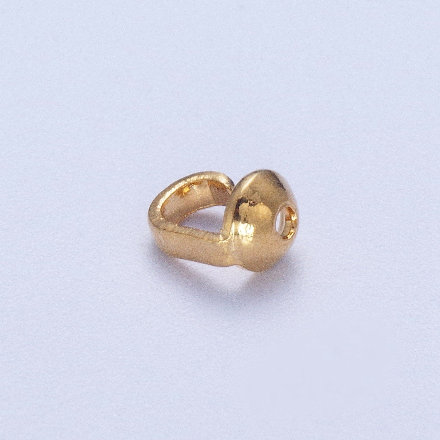1 bag (50PCS) 4.8mm Gold Bead Tips, 24K Gold Filled Bead Tips Supply for Jewelry Making | K-031