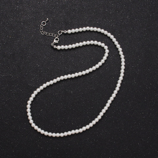 Elegant 17.0" + 2.0" Extender Shell Pearl Ready to Wear 24K Gold Plated/ Silver Necklaces | WA-1176~WA-1180