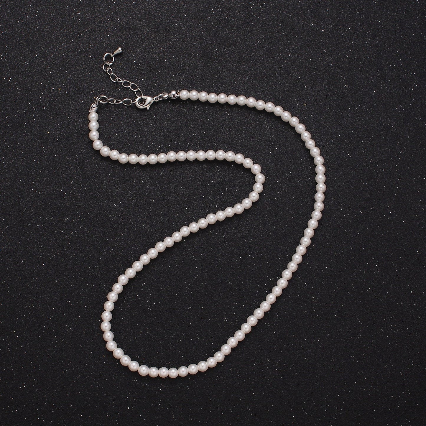 Elegant 17.0" + 2.0" Extender Shell Pearl Ready to Wear 24K Gold Plated/ Silver Necklaces | WA-1176~WA-1180