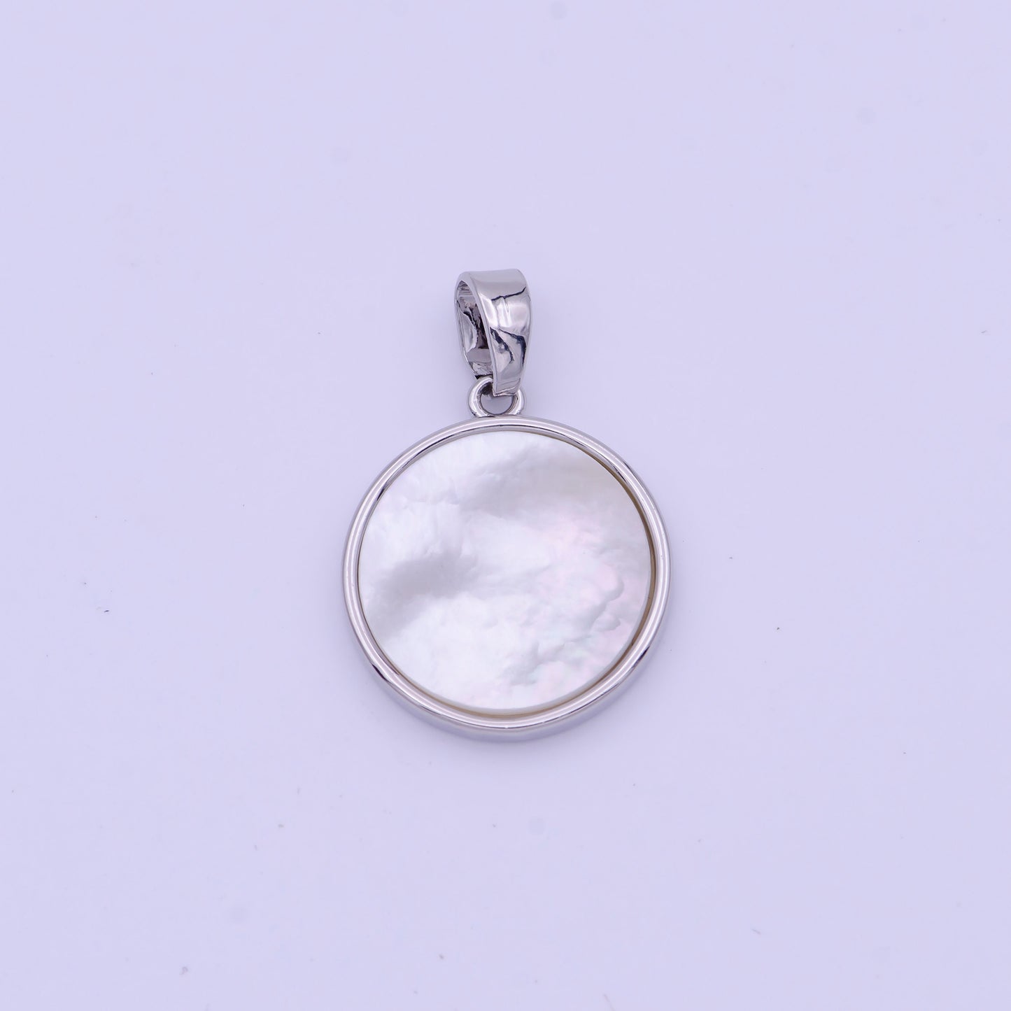 Mini Pearl Heart Clover Charm Gold Heart Charm Silver Pearl Heart Pendant Lucky Jewelry H-159 H-168