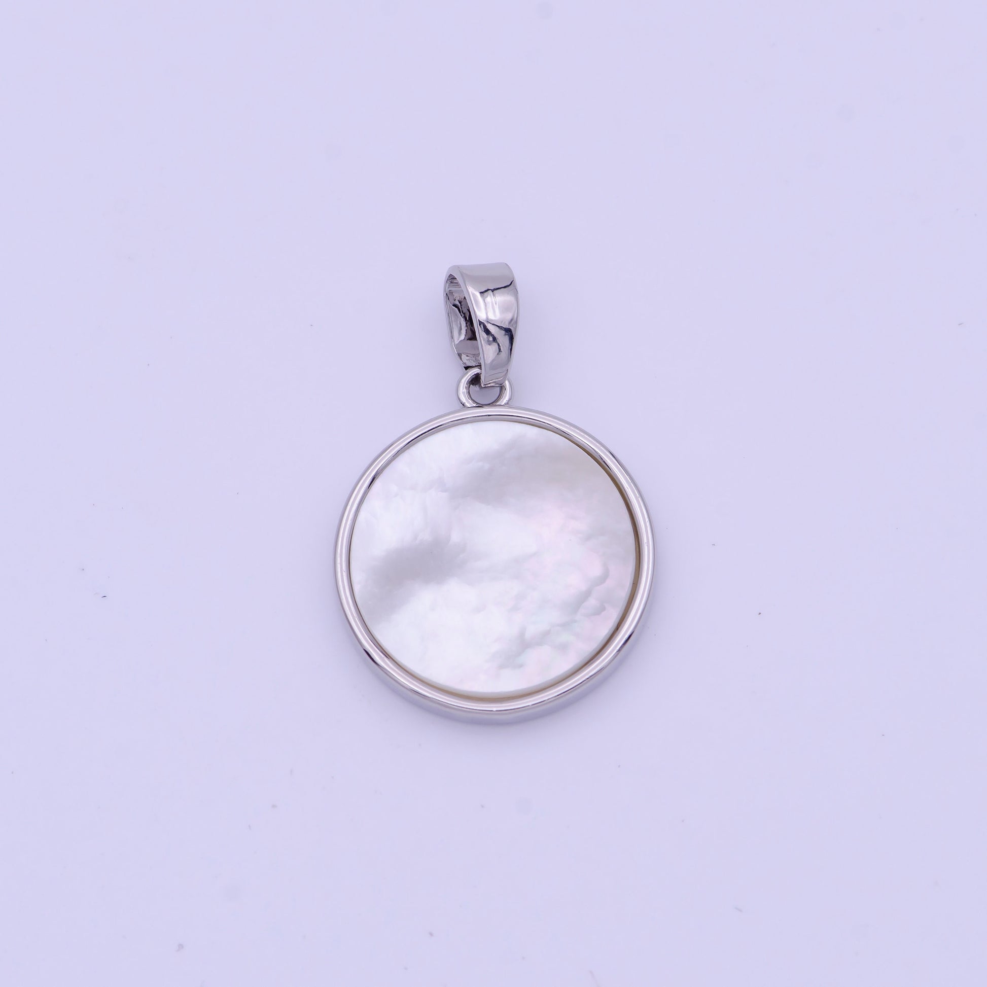 Mini Pearl Heart Clover Charm Gold Heart Charm Silver Pearl Heart Pendant Lucky Jewelry H-159 H-168