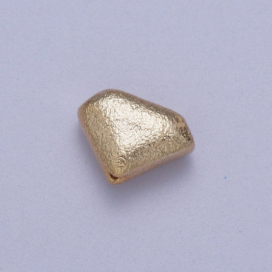 20x Matte Gold Plated Diamond Shape Spacer Bead Connector for Bracelet Necklace Component 5.4x7.4mm Bead Spacer BD-008