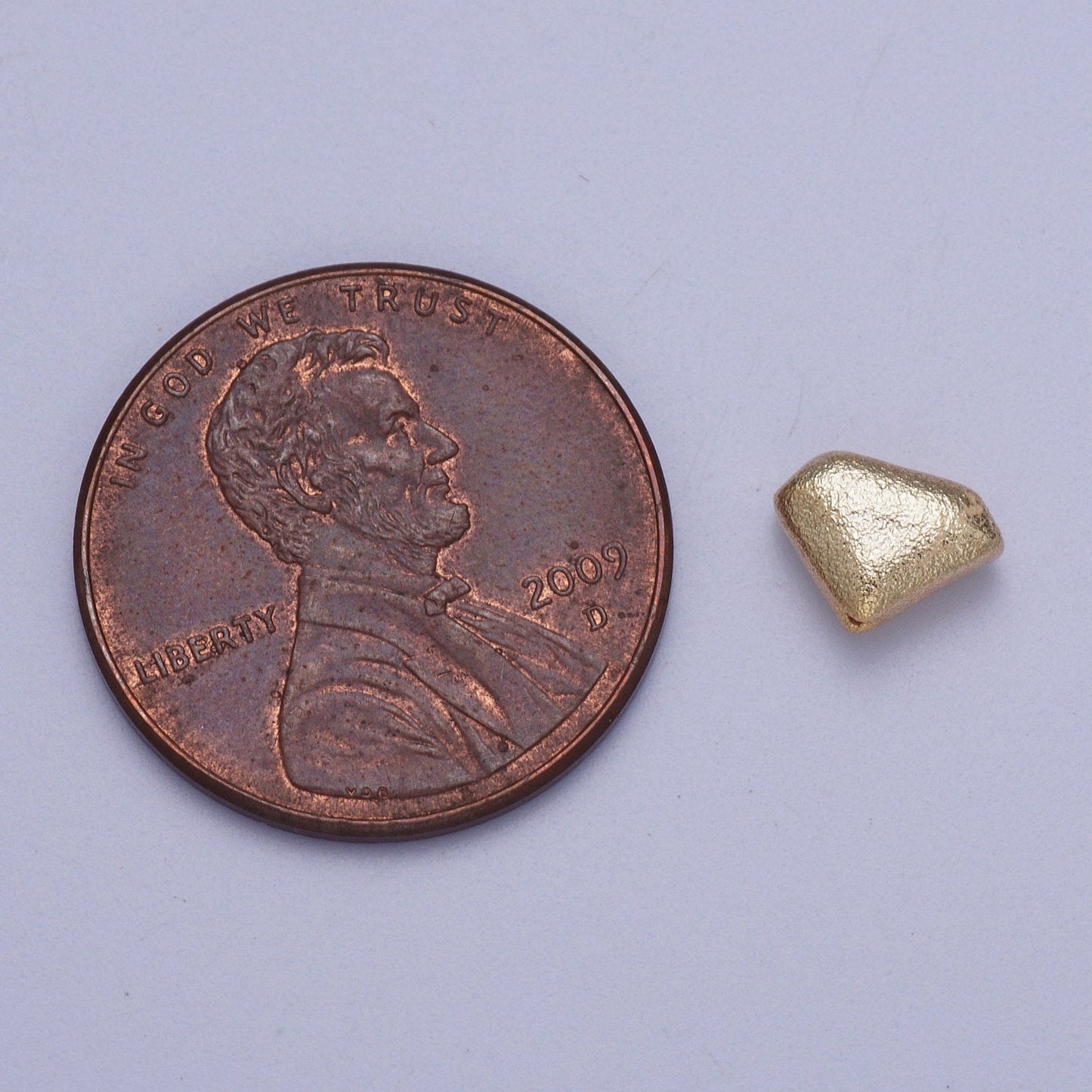20x Matte Gold Plated Diamond Shape Spacer Bead Connector for Bracelet Necklace Component 5.4x7.4mm Bead Spacer BD-008