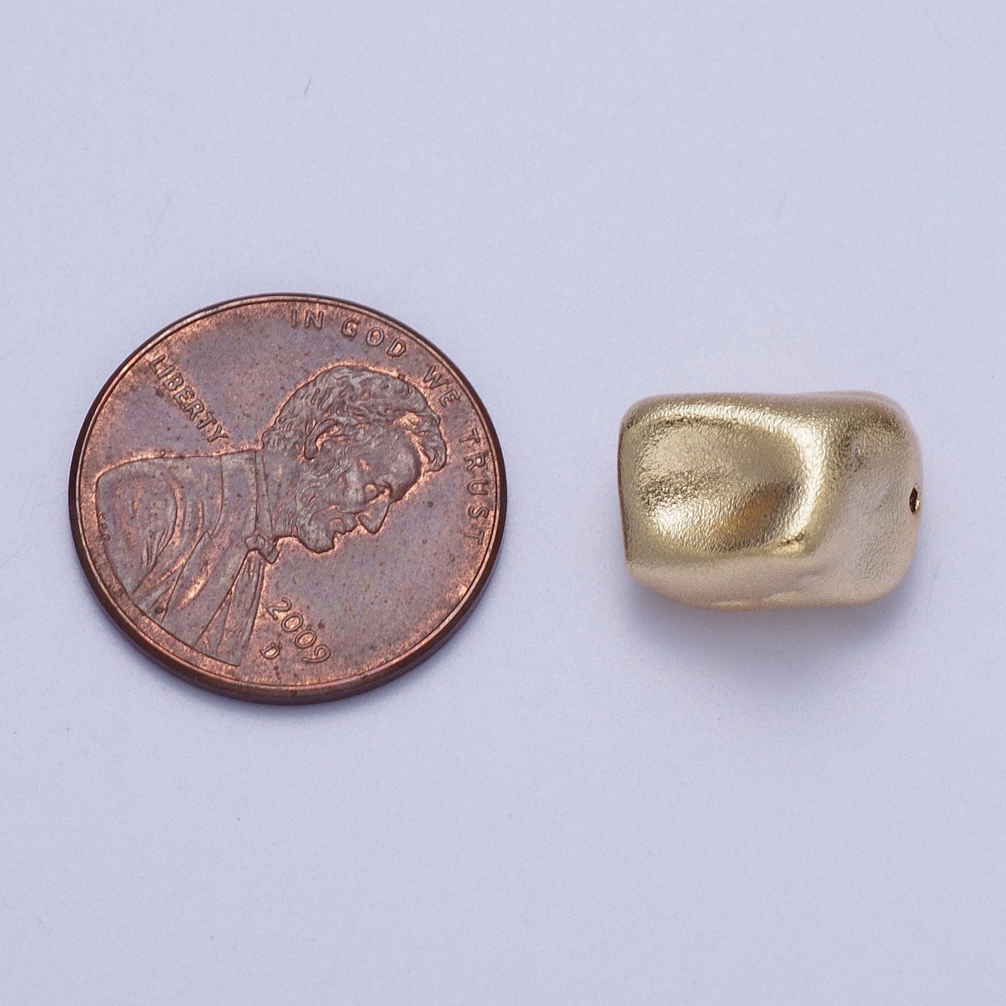20x Matte Gold Plated Rectangle Shaped Spacer Bead Connector for Bracelet Necklace Component 13.4x8.2mm Bead Spacer BD-014