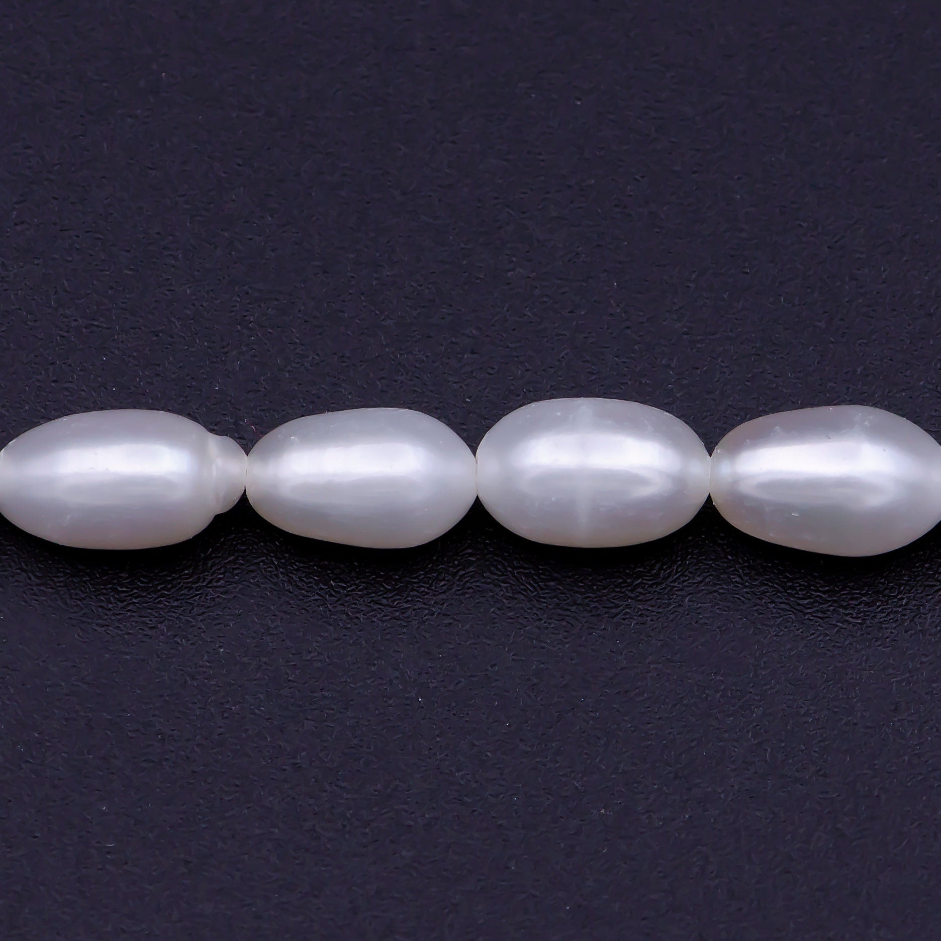 Small Hole Pearls Beads Genuine Freshwater Pearl 4.6-5.2mm Small Potato Oval Rice Pearl per Strand Wholesale WA-816