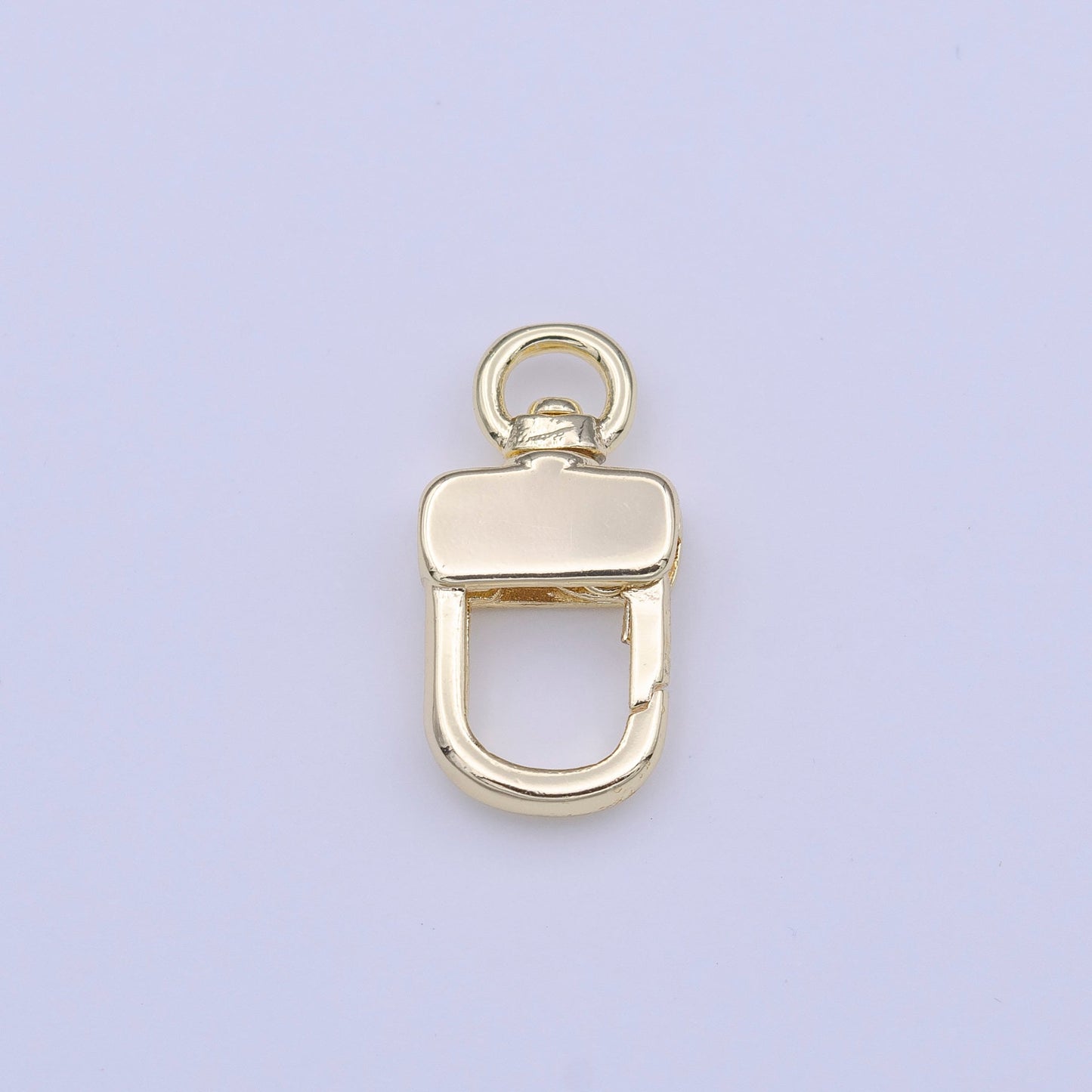 Small Gold Plated Parrot Clasp Charm Pendant Basic Component Clasp Swivel Lobster Clasps for Jewelry Making K248