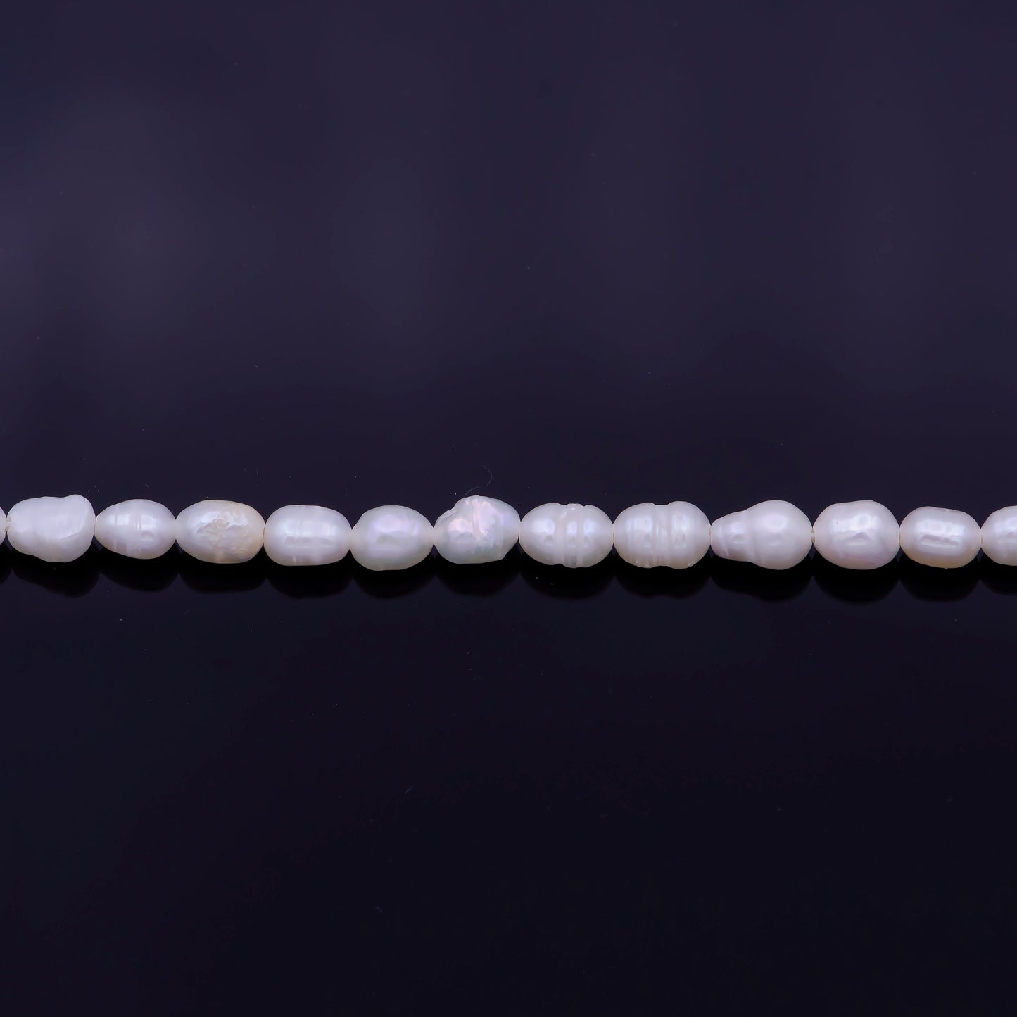 Wholesale 4mm Tiny Seed Pearl Beads Natural White Rice Seed Freshwater Pearls Genuine Freshwater Pearl Seed Strand WA1332
