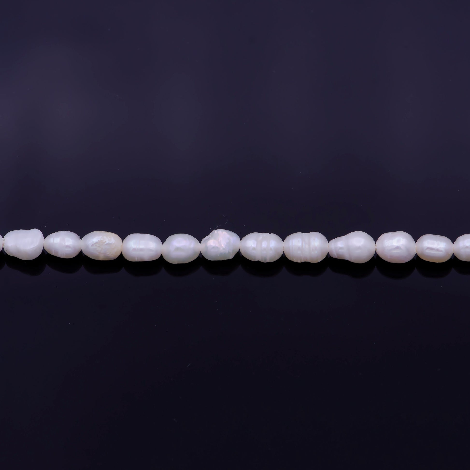 Wholesale 4mm Tiny Seed Pearl Beads Natural White Rice Seed Freshwater Pearls Genuine Freshwater Pearl Seed Strand WA1332