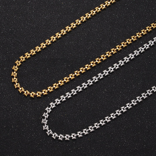 Silver / Gold Panther Chain by Yard 4.2mm Width Wholesale Bulk Panther Link For Jewelry Making | ROLL-879 ROLL-880