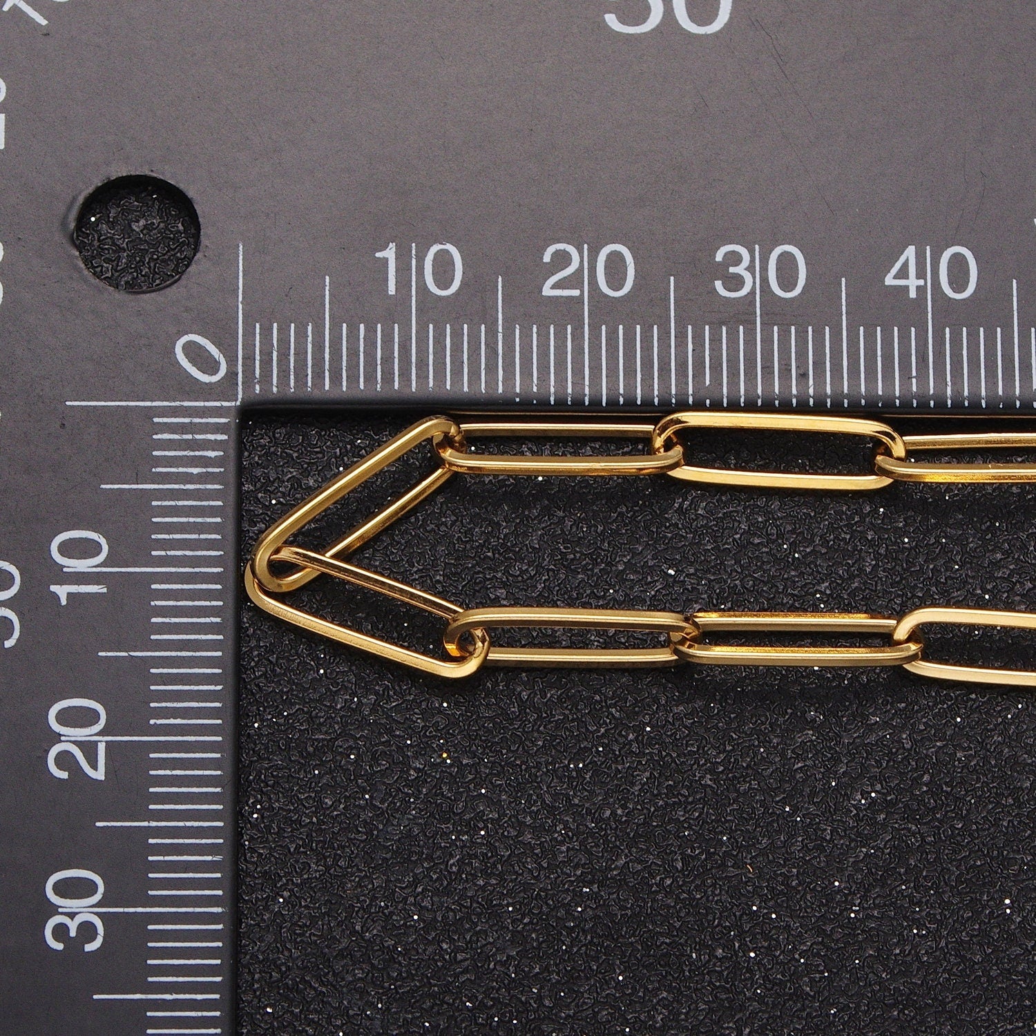 24K Gold Filled Double 20mm & 15mm Paperclip Link Unfinished Roll Bulk Chains For Jewelry Making | Roll-921, Roll-922