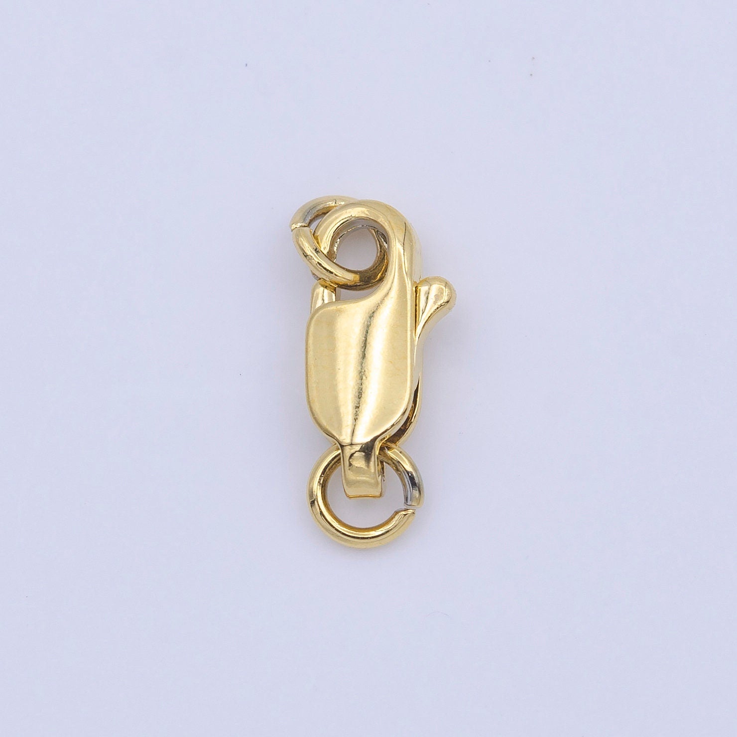 24K Gold Filled 10mm, 12mm Lobster Clasps Claw Closure Jewelry Supply in Gold & Silver for Necklace Bracleet Anklet Supply | K299 - K302
