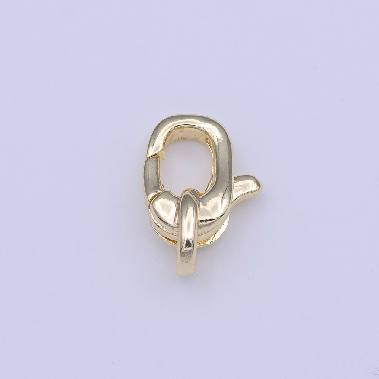 Mini Gold Unique 11mm x 7.5mm Lobster Claw Clasps Jewelry Making Closure Supply | K272