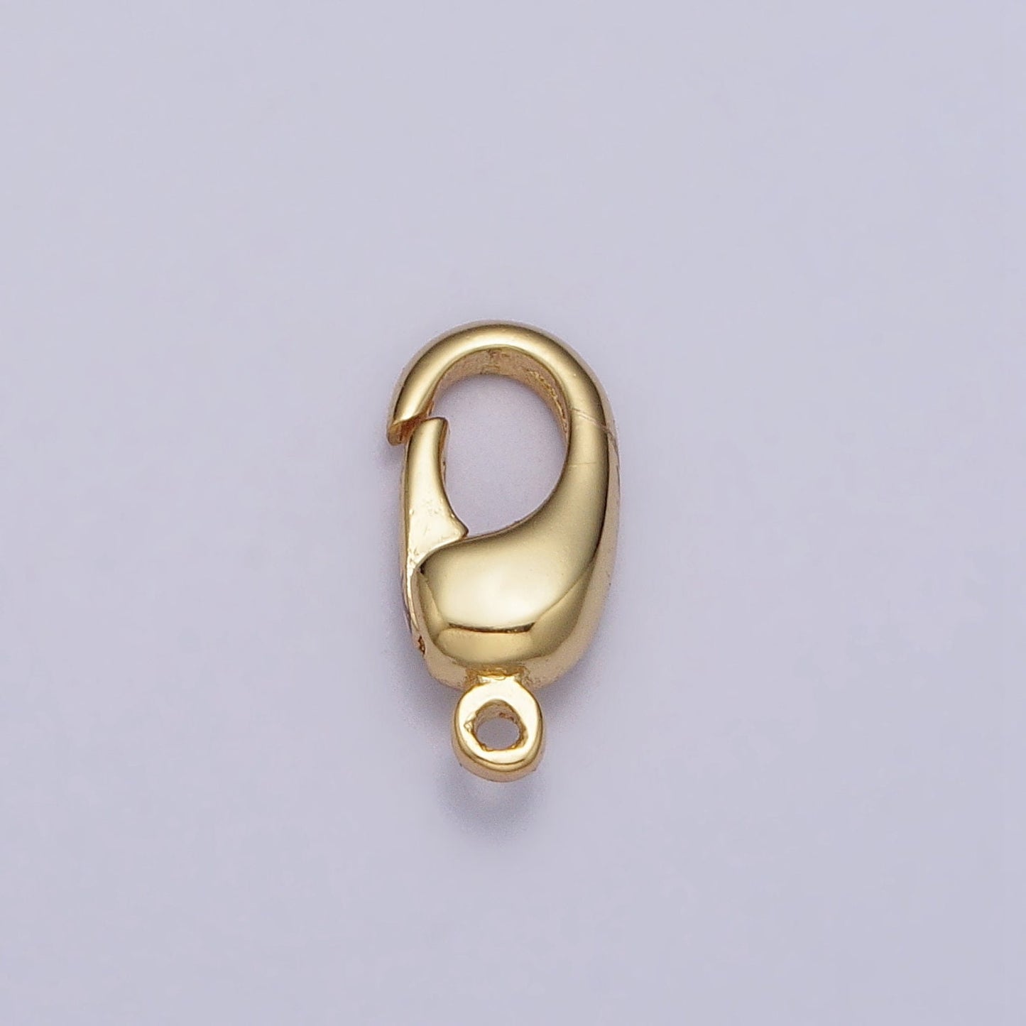Mini Gold Push Clasp Wholesale Lobster Clasp Silver Lobster Claw for Jewelry Necklace Bracelet Anklet Making, Size 10.5 x 4.9 mm Z151