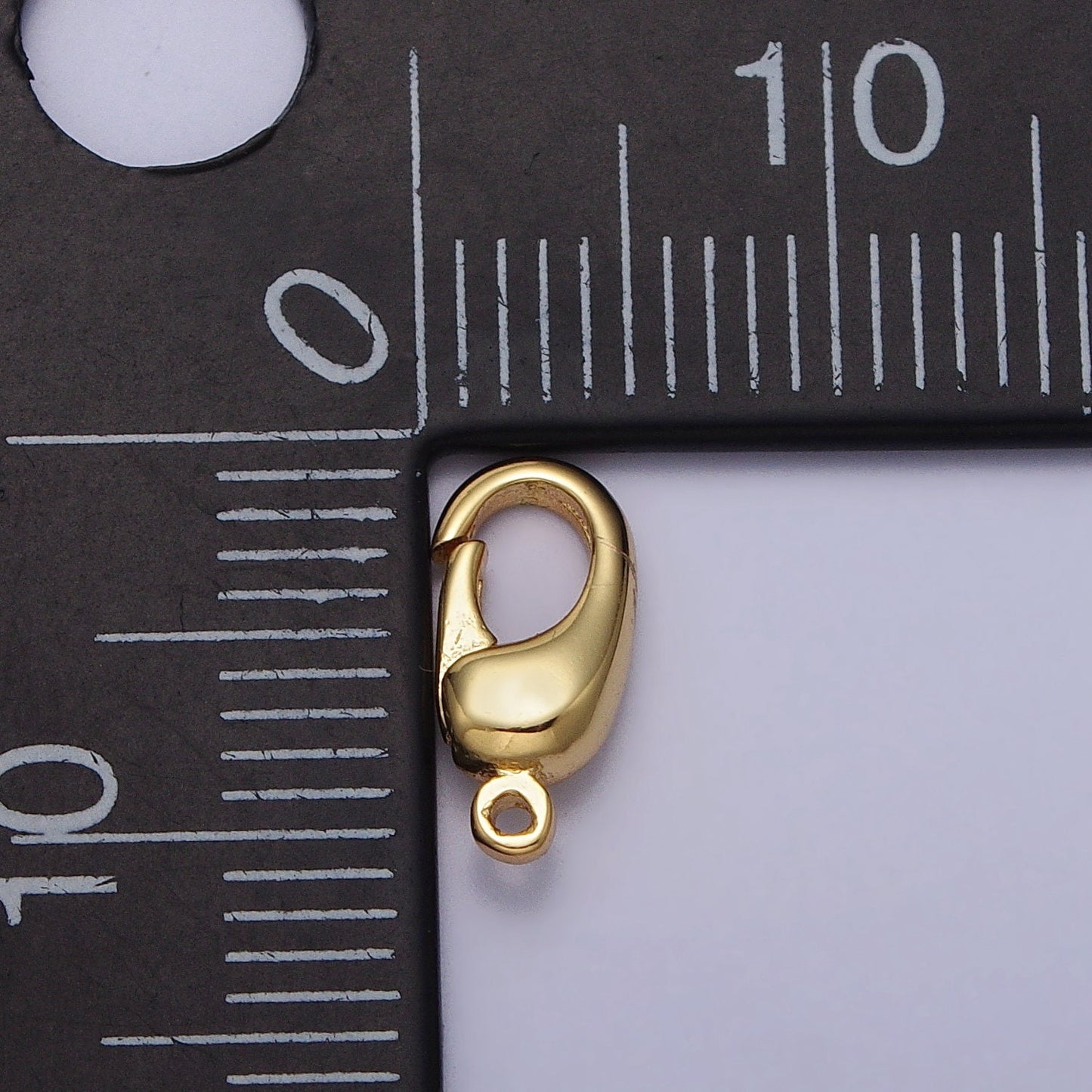 Mini Gold Push Clasp Wholesale Lobster Clasp Silver Lobster Claw for Jewelry Necklace Bracelet Anklet Making, Size 10.5 x 4.9 mm Z151