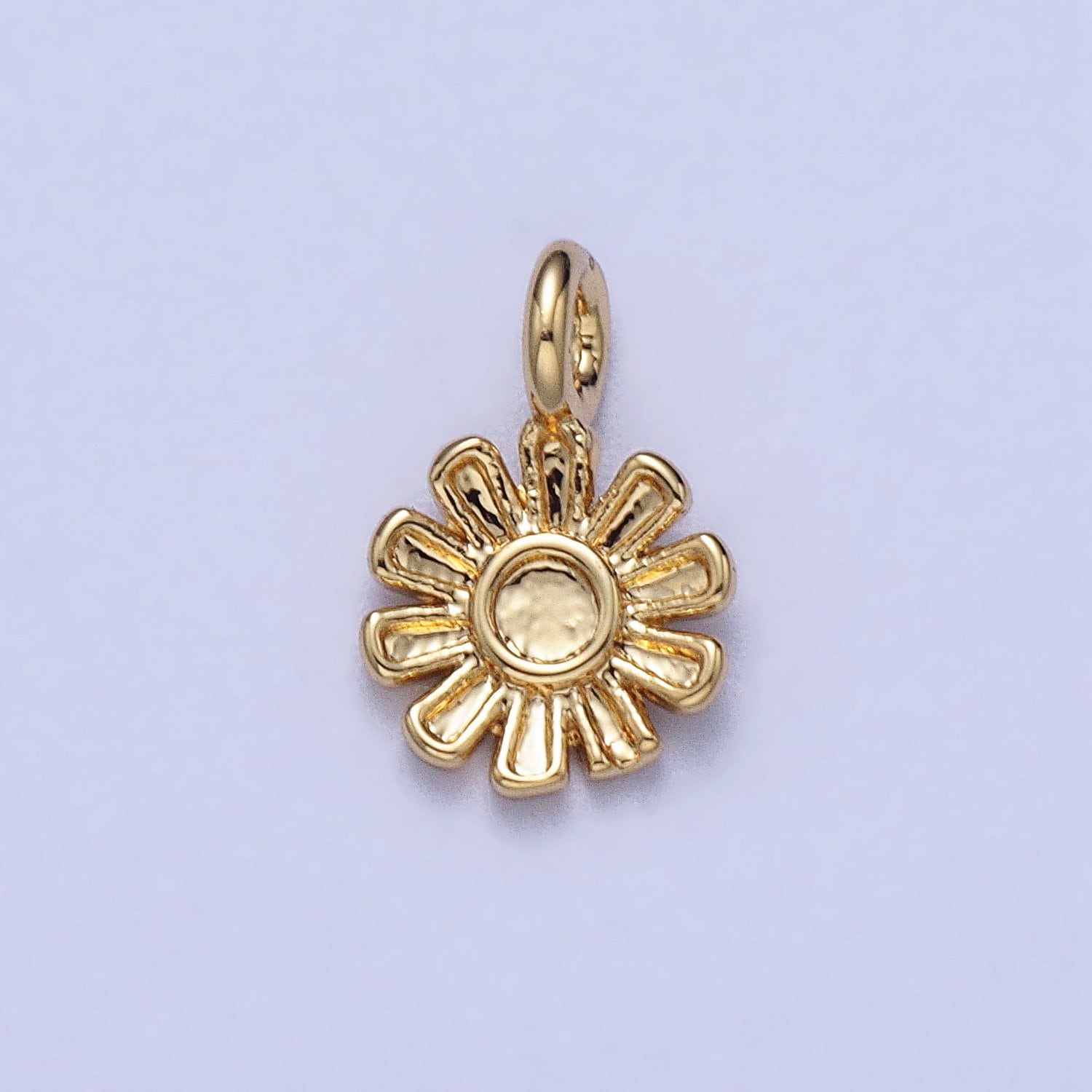 Mini Gold Flower Charm Floral Charm Spring Garden Charm Jewelry Finding Silver Daisy Charm for Necklace Bracelet Earring Supply AC032