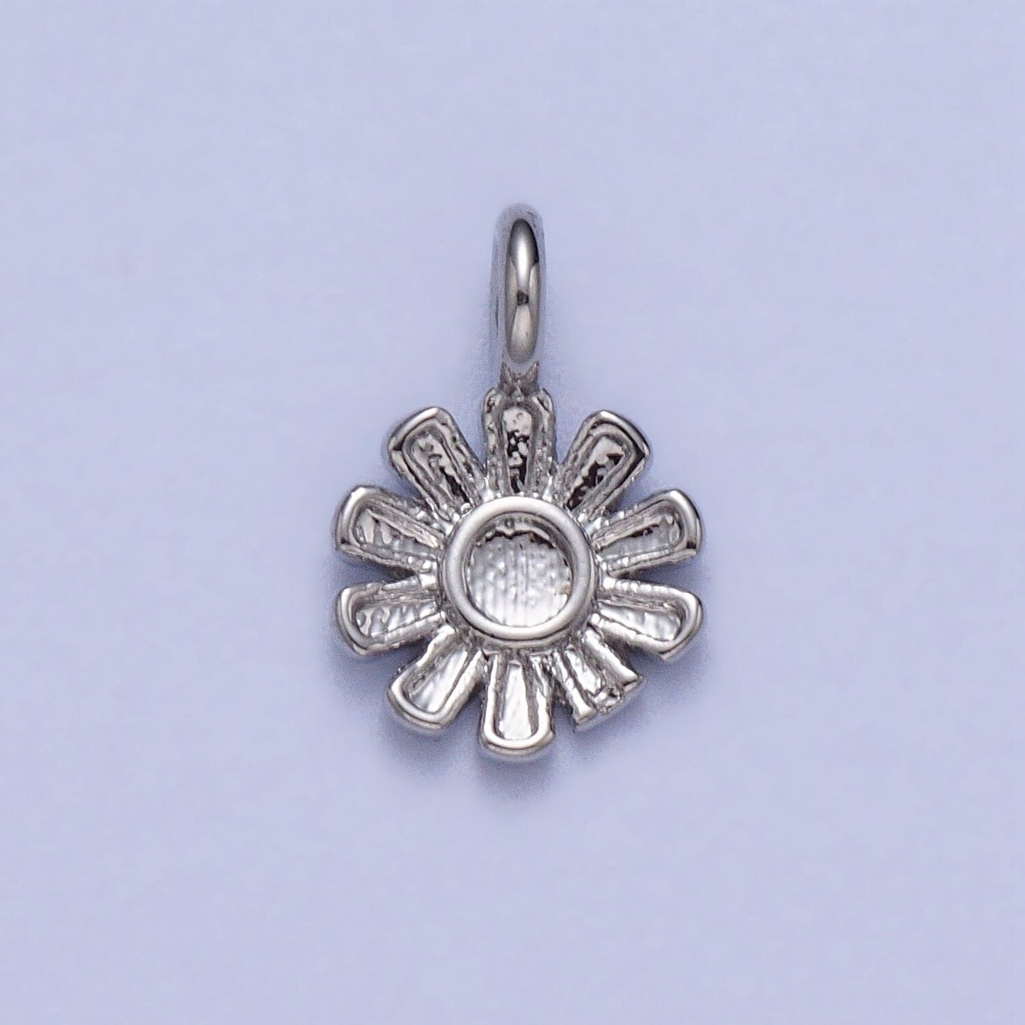 Mini Gold Flower Charm Floral Charm Spring Garden Charm Jewelry Finding Silver Daisy Charm for Necklace Bracelet Earring Supply AC032