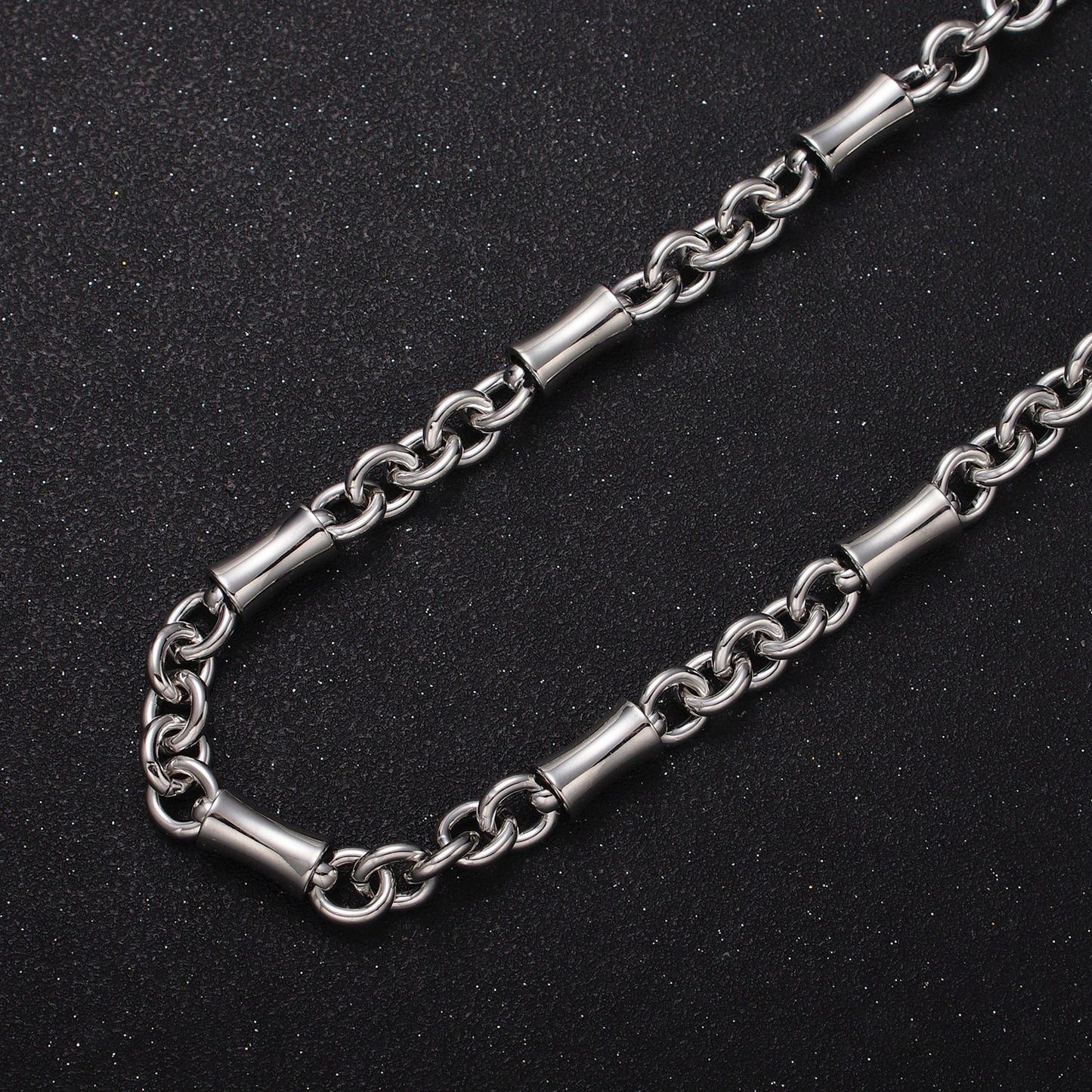 16K Gold Filled Edged Tube Multiple Round Rolo Link Unfinished Jewelry Making Chain in Gold & Silver by Yard | Roll-1171 Roll-1172