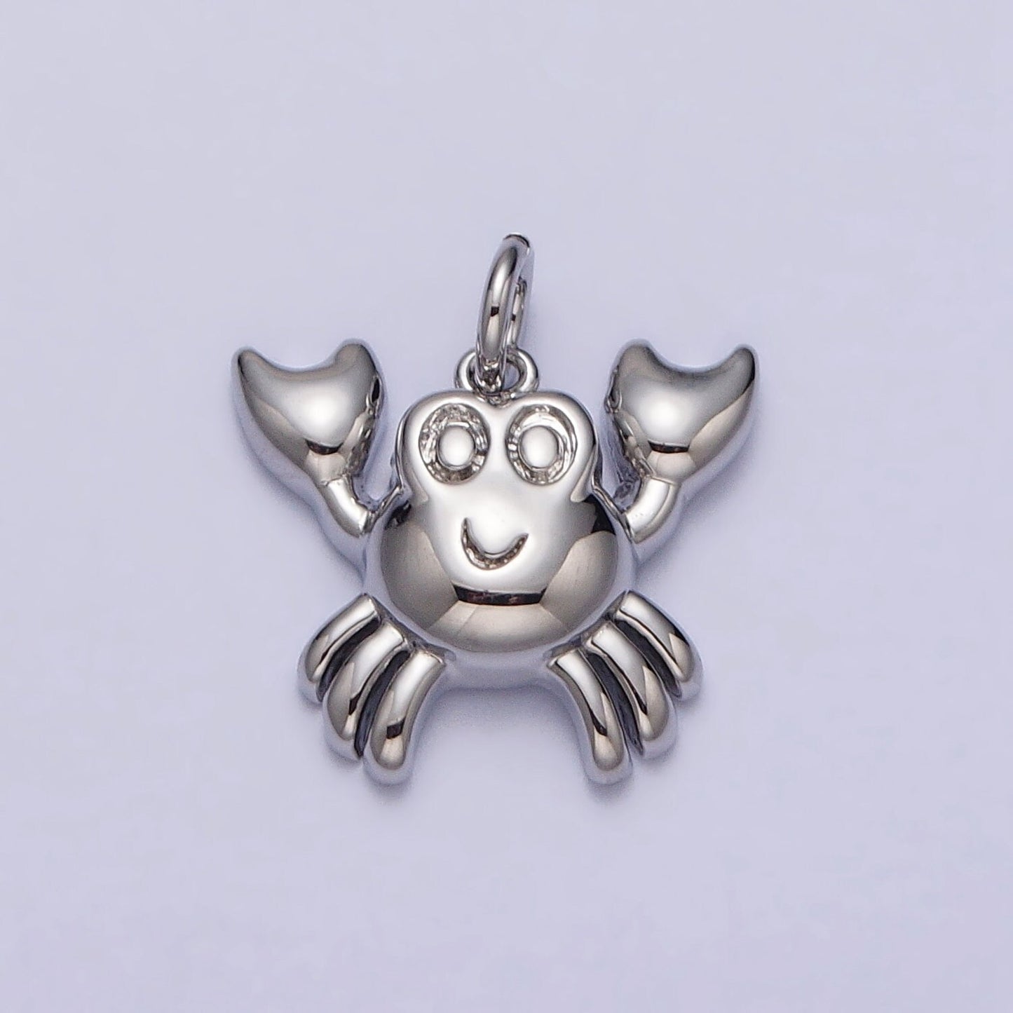 Mini Crab Charm Gold Under The Sea Ocean Wildlife Charm for Necklace Bracelet in Gold & Silver | AC189