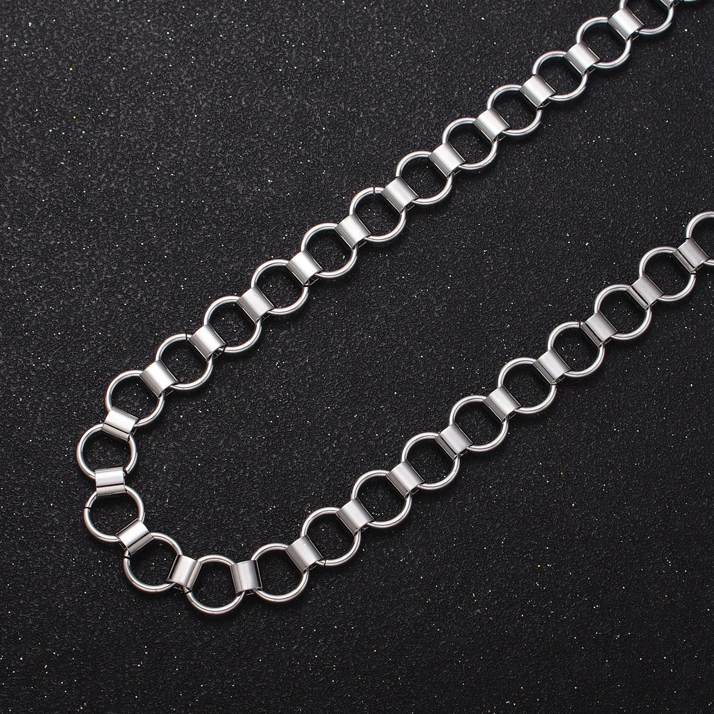 Chunky Gold Cable Chain Link Unfinished Chain by Yard for Statement Layer Necklace Chain For Fashion Jewelry Making Roll-1133