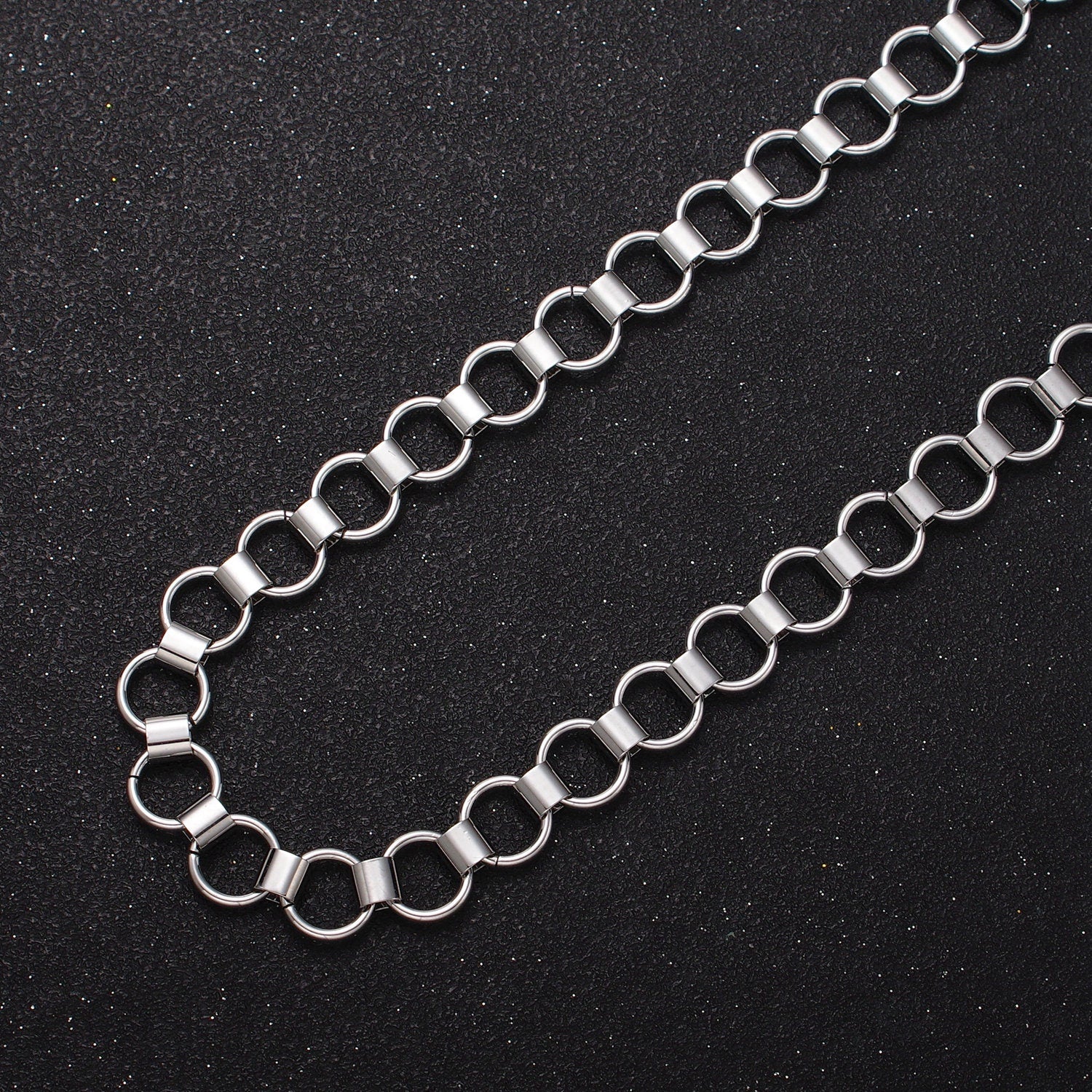 Chunky Gold Cable Chain Link Unfinished Chain by Yard for Statement Layer Necklace Chain For Fashion Jewelry Making Roll-1133