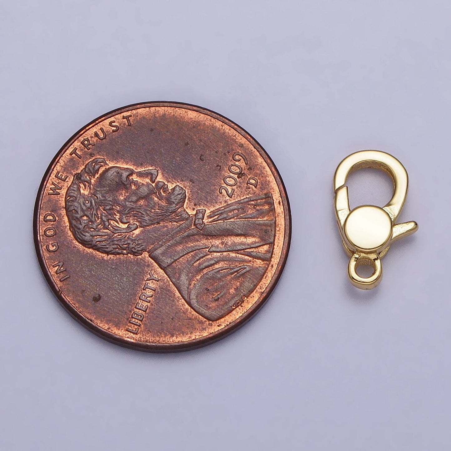 Mini 14K Gold Filled 10.8mm Oval Lobster Clasps Closure Supply in Gold & Silver | Z141 Z142