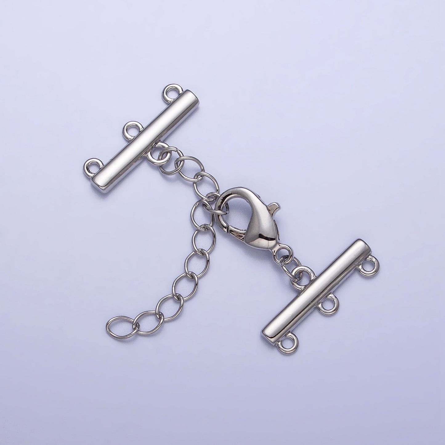 Gold Layered Necklace Spacer - Multi Necklace Detangler Clasp - Silver Multi Layer Clasp - Untangle Layering Clasp Necklace Separator Z107