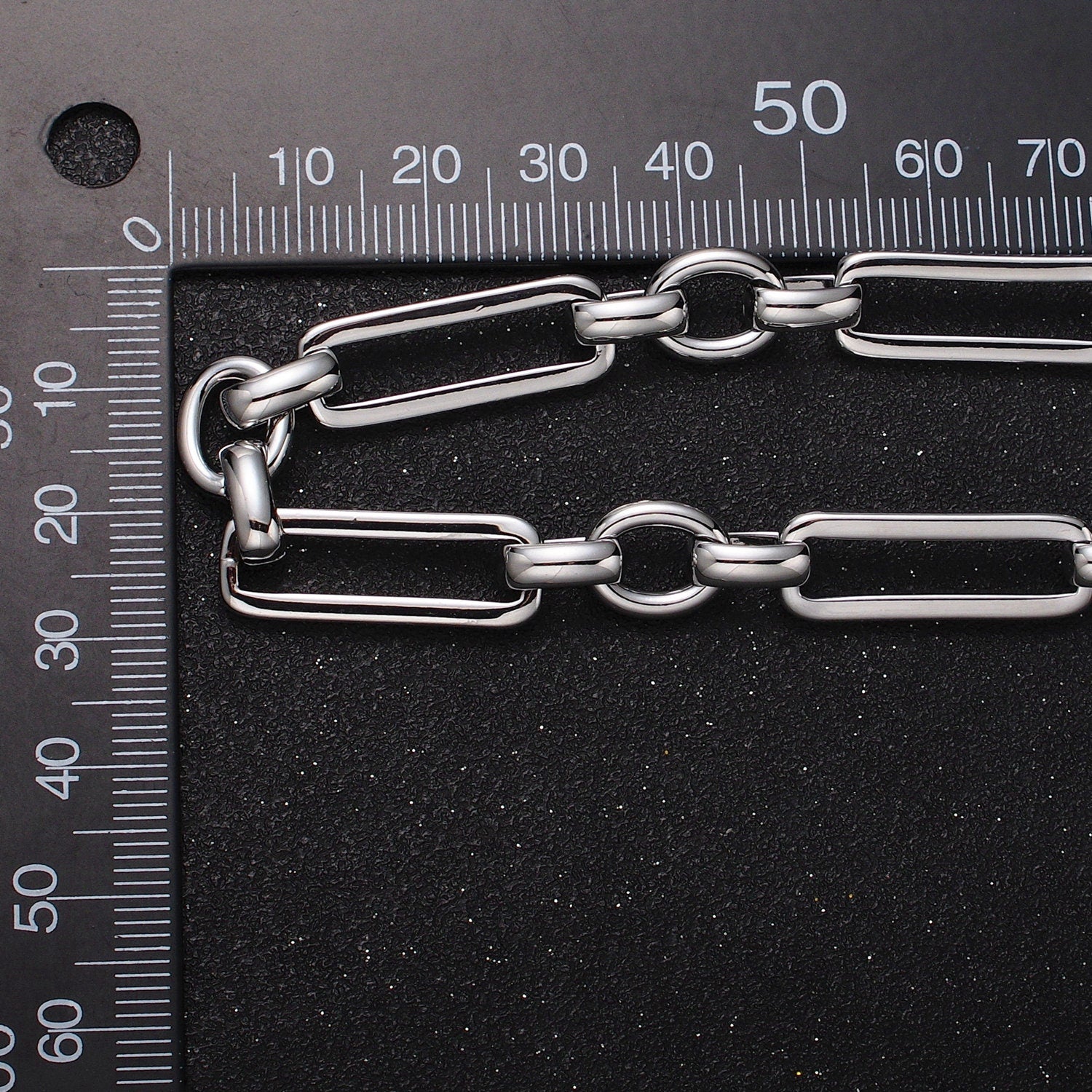 24K Gold Filled Unique Paperclip Cable Rolo Link Unfinished Wholesale Jewelry Making Component by Yard | Roll-1125 Roll-1196