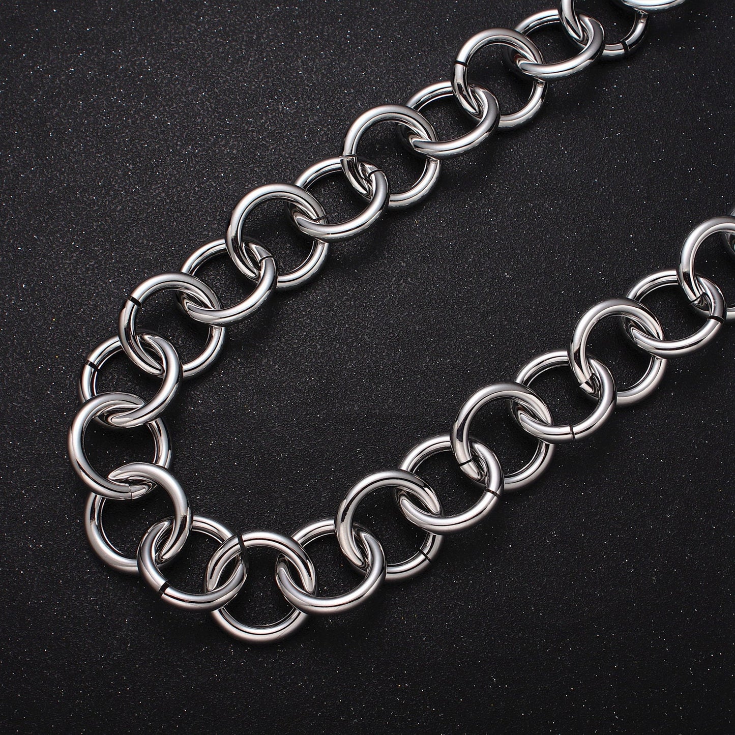 24K Gold Filled 9mm Round Rolo Unfinished Wholesale Statement Jewelry Making Bulk Chain by Yard in Gold & Silver | Roll-1187 Roll-1188