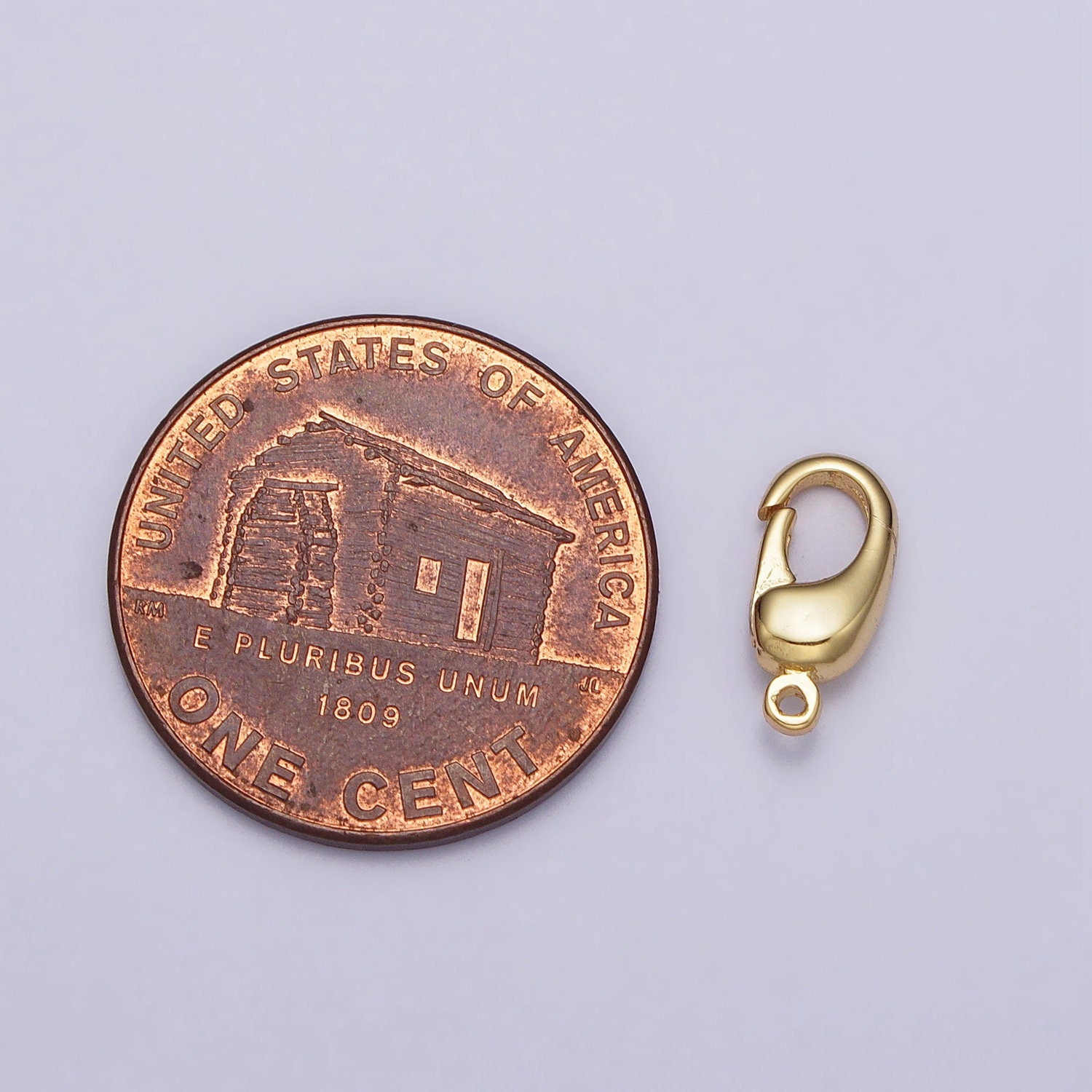 Mini Gold Push Clasp Wholesale Lobster Clasp Silver Lobster Claw for Jewelry Necklace Bracelet Anklet Making, Size 10.5 x 4.9 mm Z151