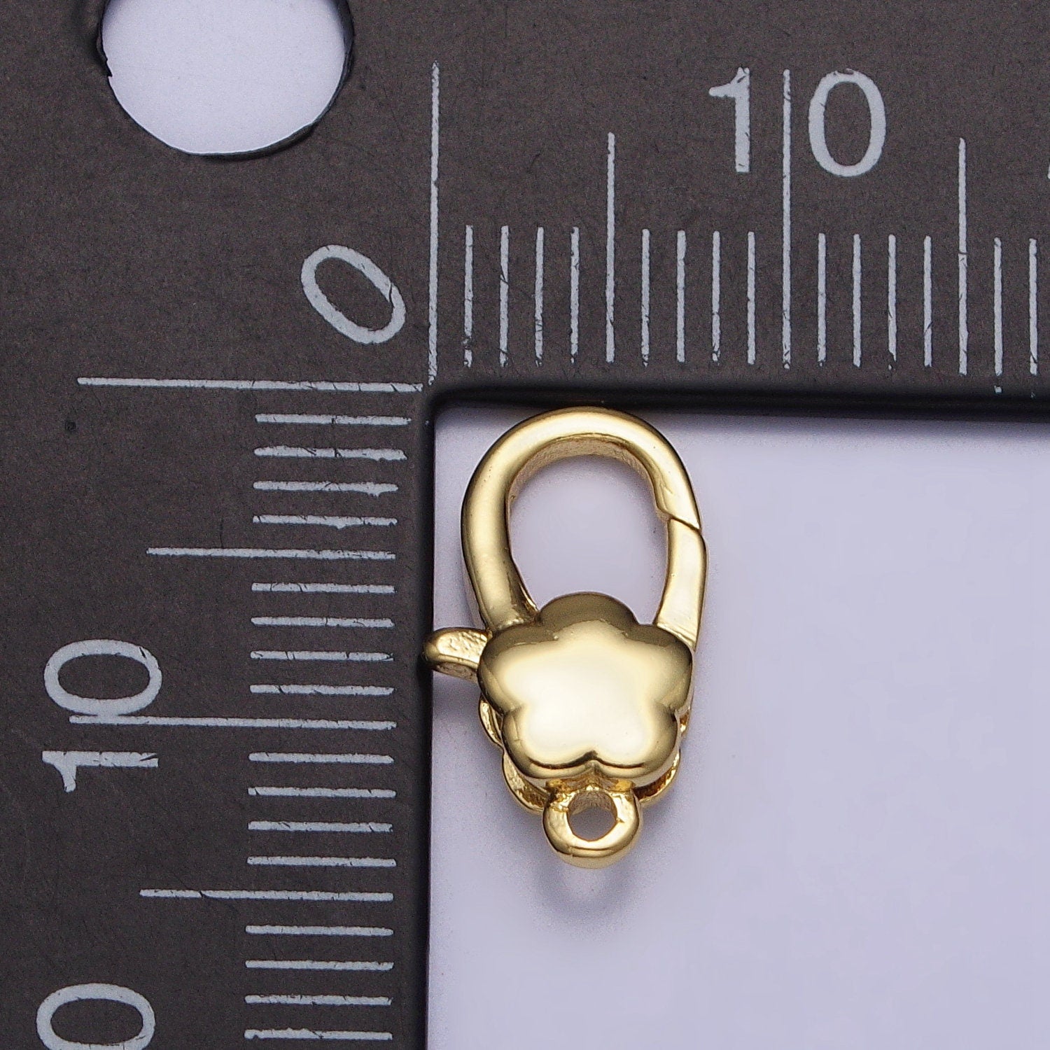 14K Gold Filled Flower Lobster Clasps Mini Lobster Clasp Decorative End Clasp for Necklace Bracelet Jewelry Making Supply Z125