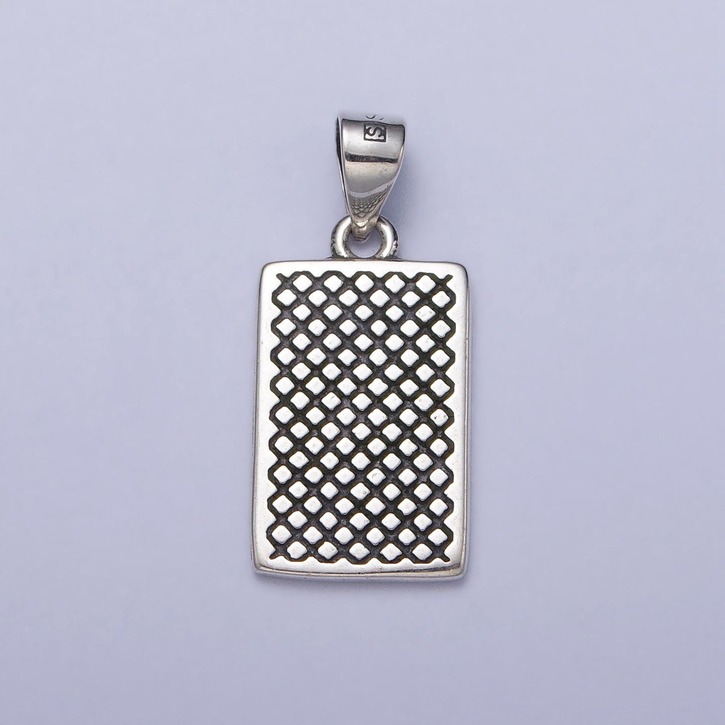 Dainty Sterling Silver Ace of Spades Pendant Silver Poker Card Gift S925 Pendant for Women Men Necklace Bracelet Component SL-393