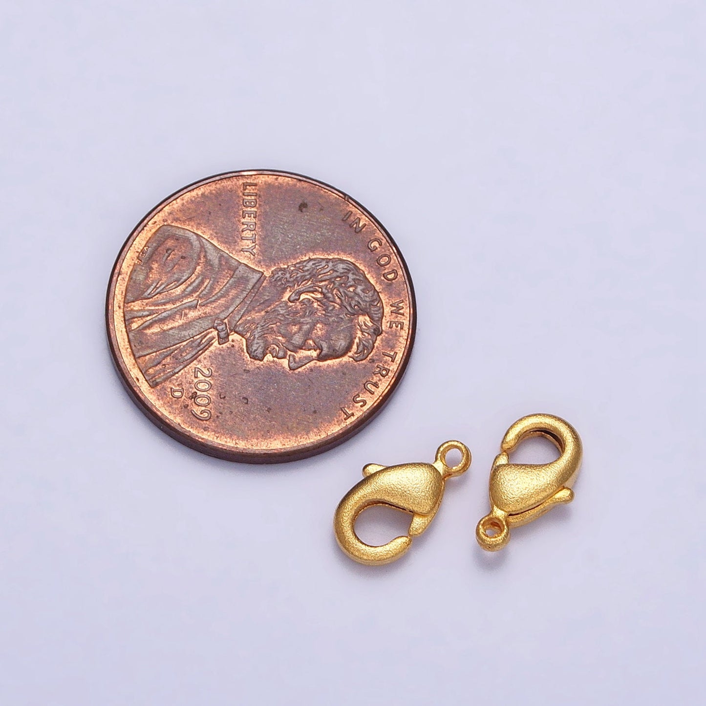 Gold Textured Matte 10mm Lobster Clasps Jewelry Closure Supply for Bracelet Necklace Anklet End Clasp DIY Jewelry Supply | Z087