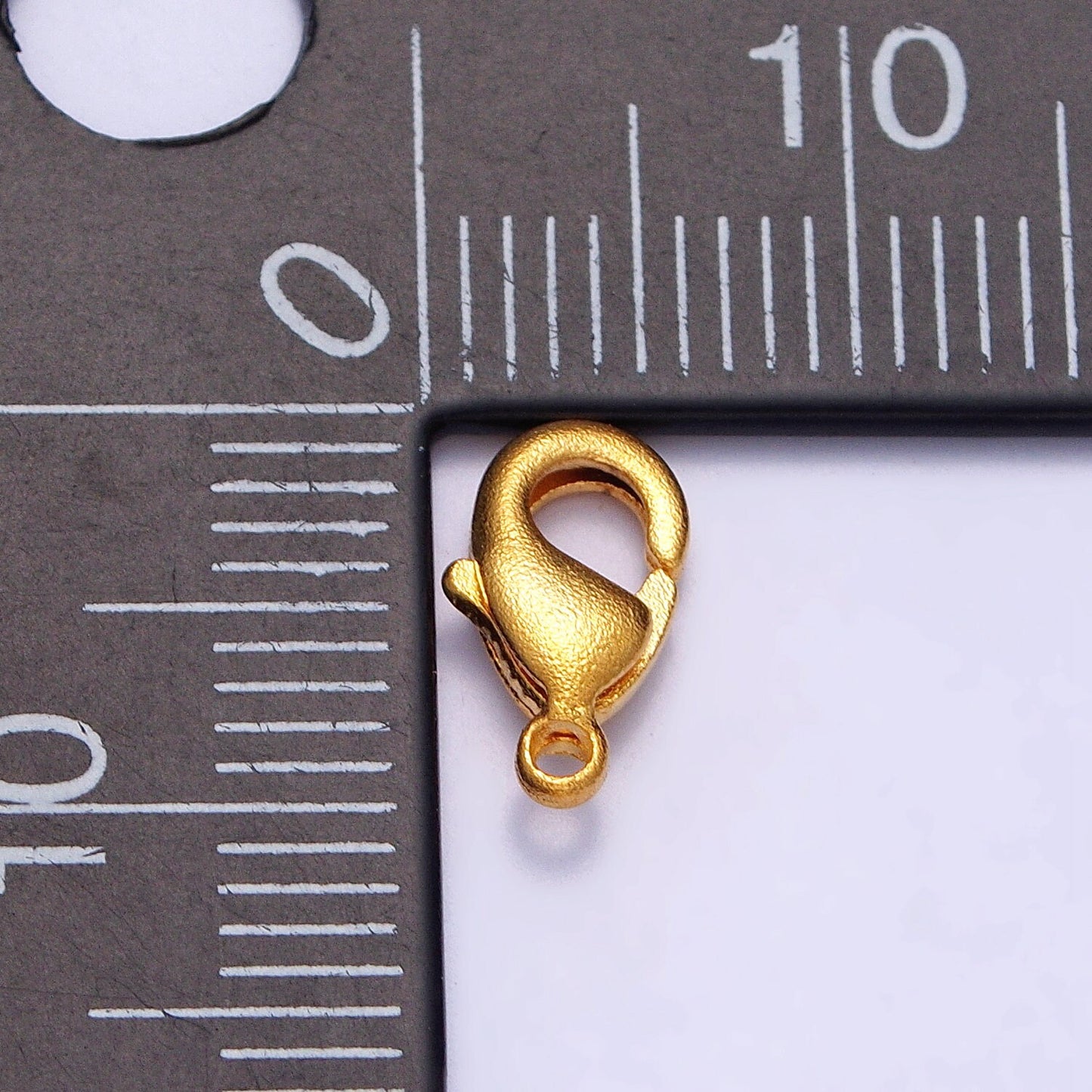 Gold Textured Matte 10mm Lobster Clasps Jewelry Closure Supply for Bracelet Necklace Anklet End Clasp DIY Jewelry Supply | Z087