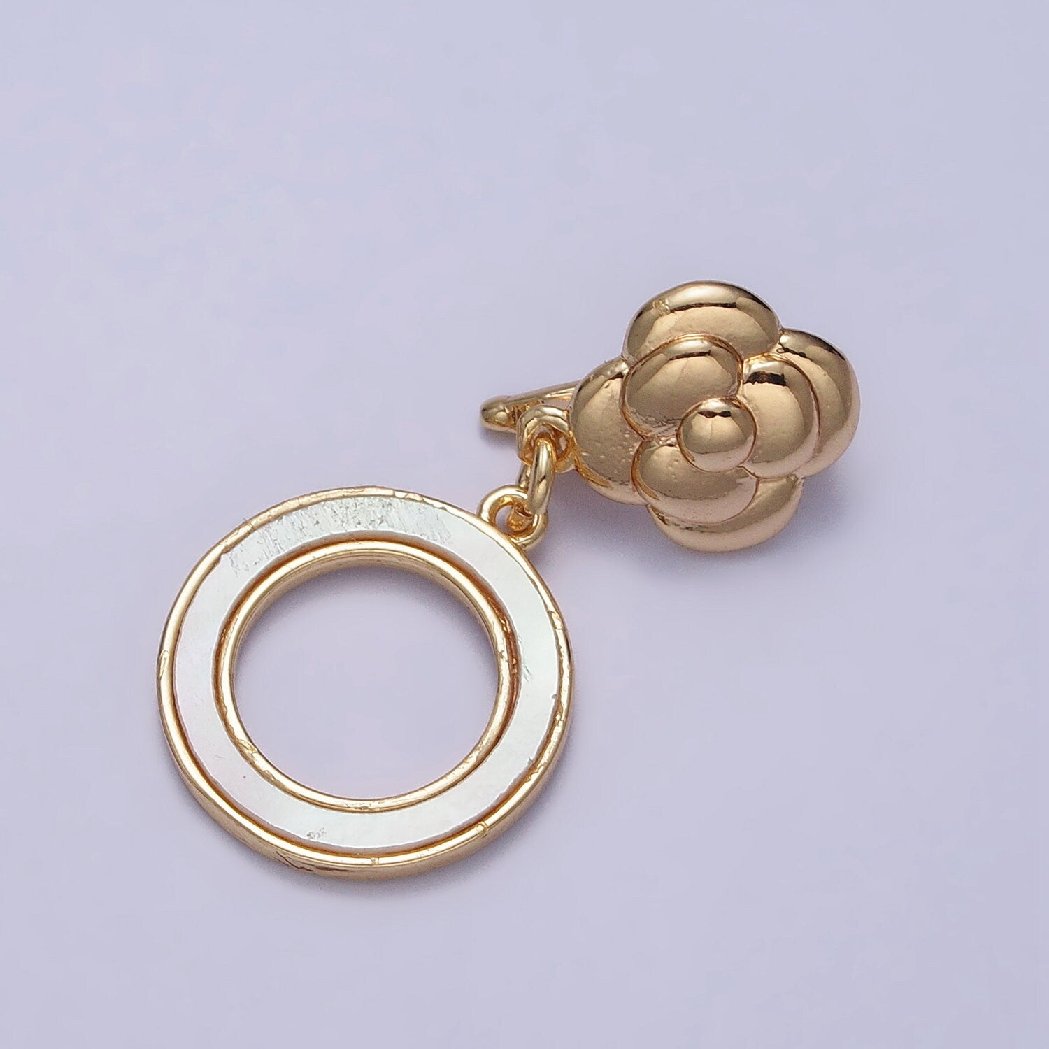 Abalone Shell Round Charms Shell Pearl Round Donut Pendant for Necklace Dangle Charm with Flower Bail For Minimalist Jewelry Z071