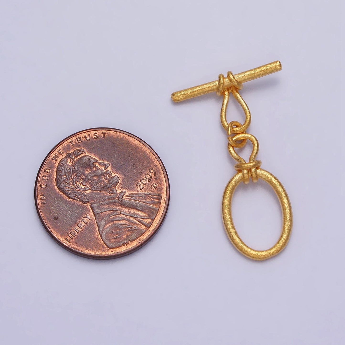 Gold Toggle OT Clasp, Jewelry Clasps, Connectors Findings End Clasp for Jewelry Making Supply Z-090