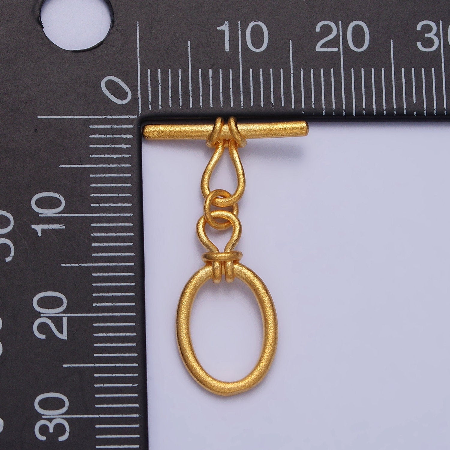Gold Toggle OT Clasp, Jewelry Clasps, Connectors Findings End Clasp for Jewelry Making Supply Z-090
