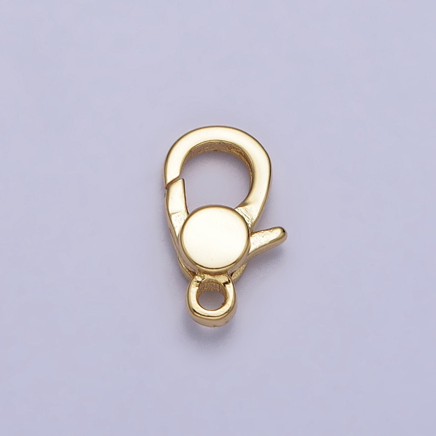 Mini 14K Gold Filled 10.8mm Oval Lobster Clasps Closure Supply in Gold & Silver | Z141 Z142