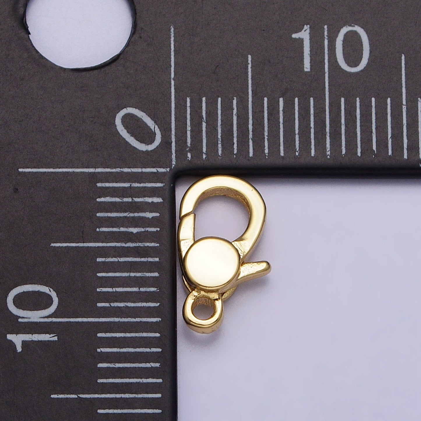 Mini 14K Gold Filled 10.8mm Oval Lobster Clasps Closure Supply in Gold & Silver | Z141 Z142