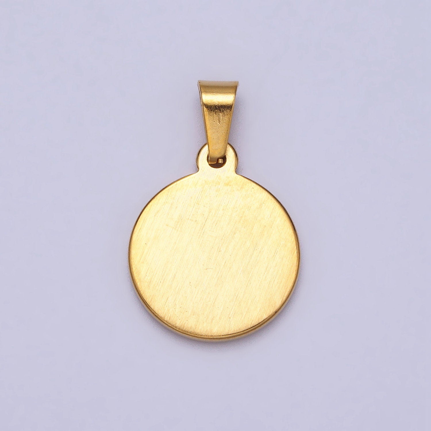 Stainless Steel Black Hamsa Hand White Enamel Round Pendant in Gold & Silver | J655 J659