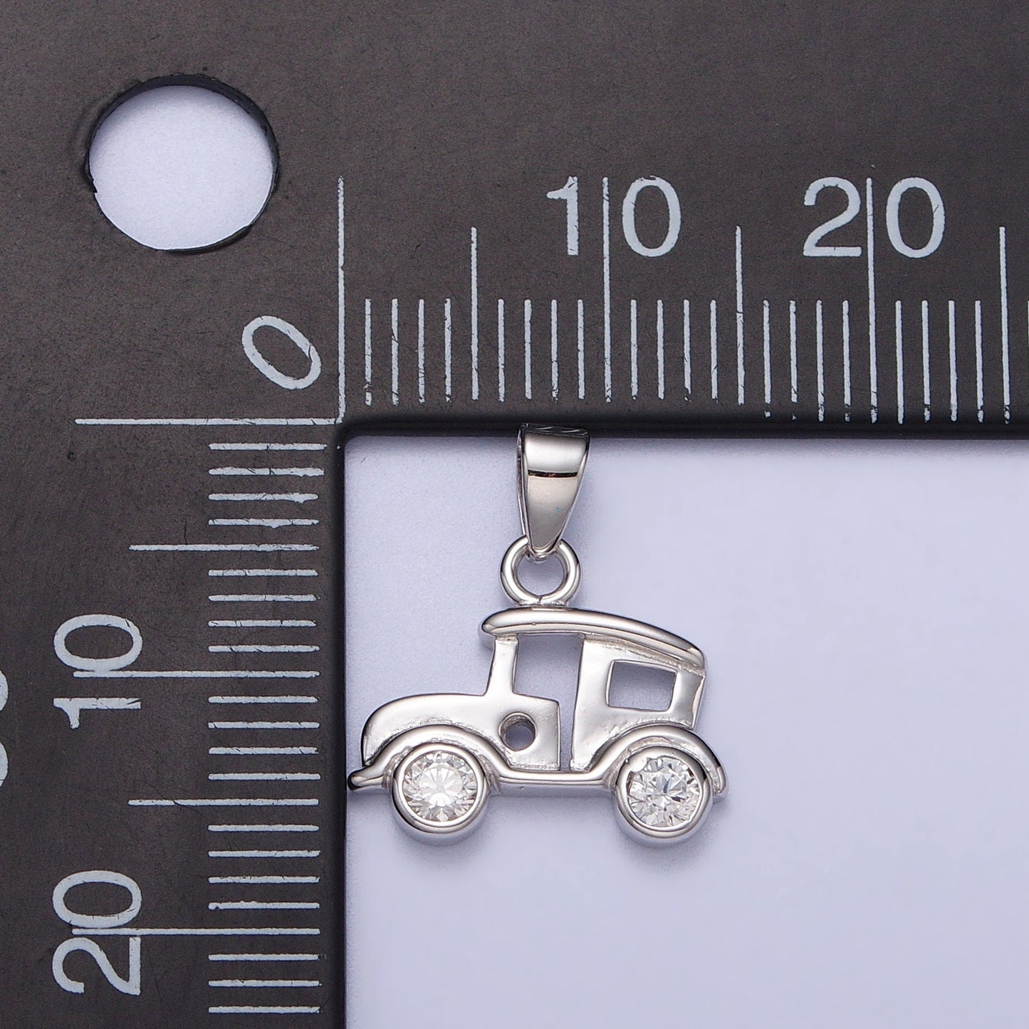 s925 Sterling Silver Car Charm for Necklace Bracelet Pendant Car Antique Car Design Mix Charm for Father Day Gift Idea SL-394