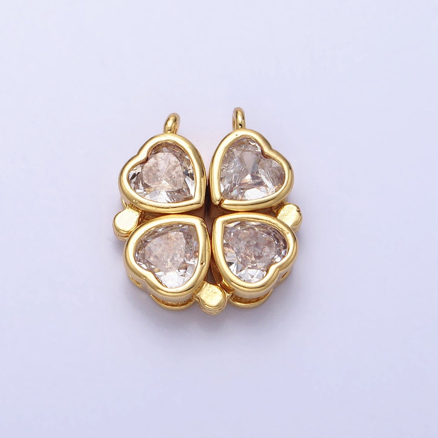 Bendable Gold Plated Heart Long Bar Connector, CZ Micro Pave Silver Heart Love Link Connector Necklace Jewelry Making Y-822