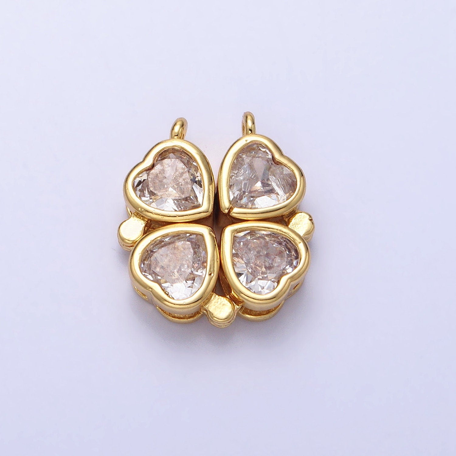 Bendable Gold Plated Heart Long Bar Connector, CZ Micro Pave Silver Heart Love Link Connector Necklace Jewelry Making Y-822