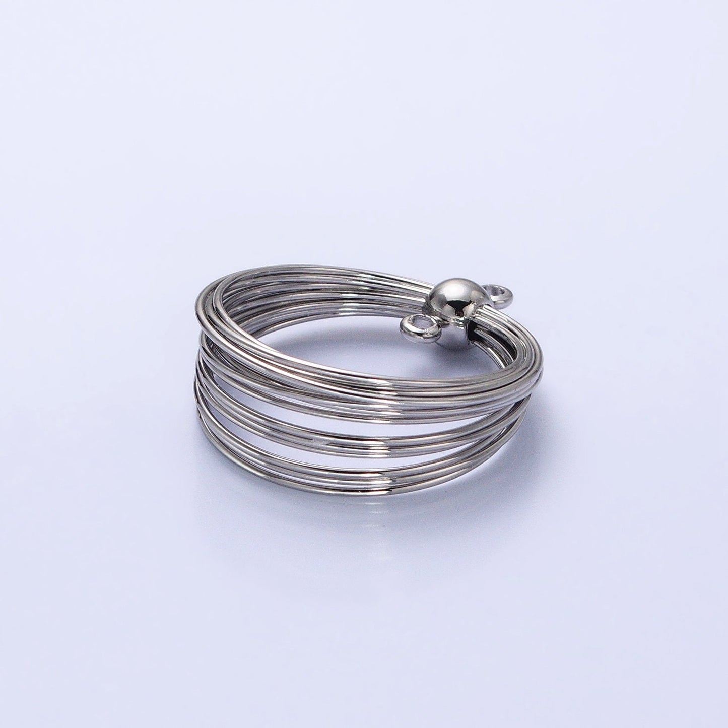 Gold Plated Wire Round Layer Charm for Necklace Earring Component Jewelry Making Z171 Z172